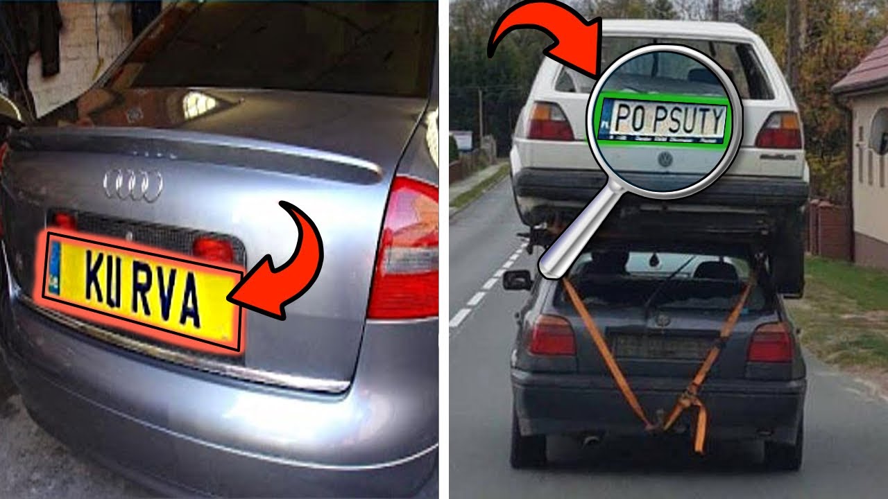 30 NAJŚMIESZNIEJSZYCH TABLIC REJESTRACYJNYCH 7