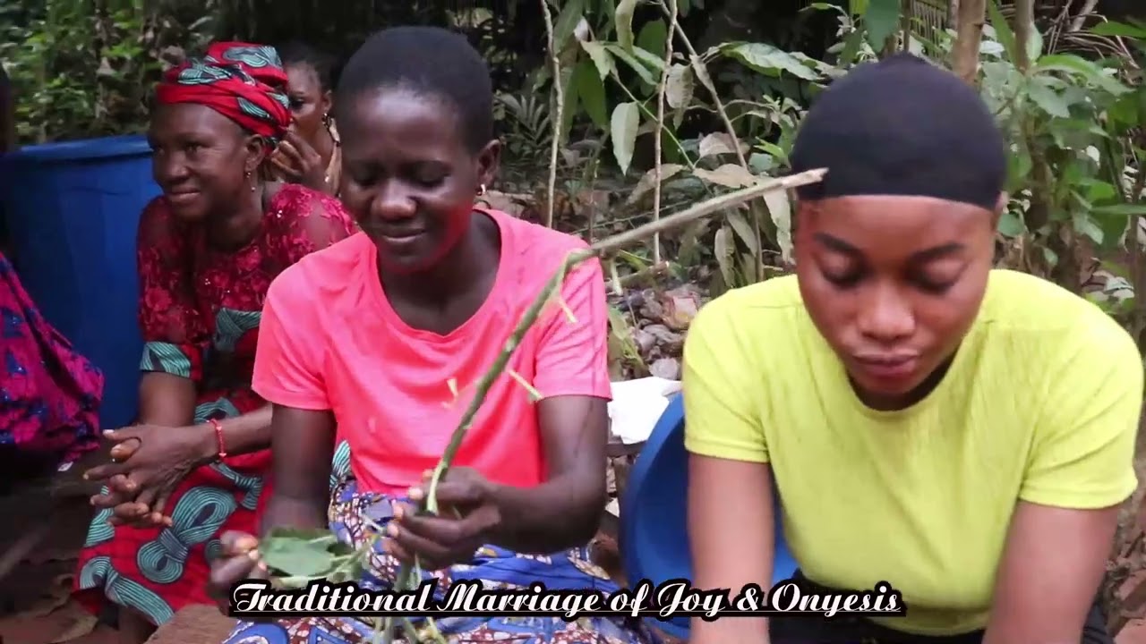 Traditional marriage ceremony between Joy & Onyesis @ Idumuesah kingdom Ika North East Delta state