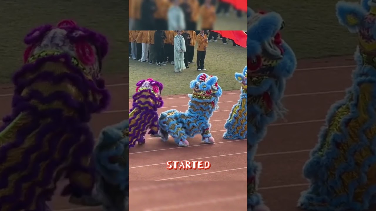 #When Lion Dancers Think No One's Watching... 😳 MUST SEE!
