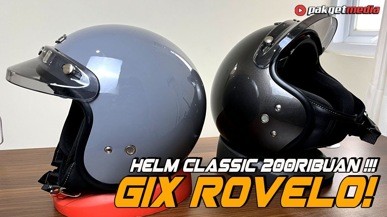 HELM CLASSIC 200RBAN GIX ROVELO INI SPESIFIKASI DAN FITURNYA