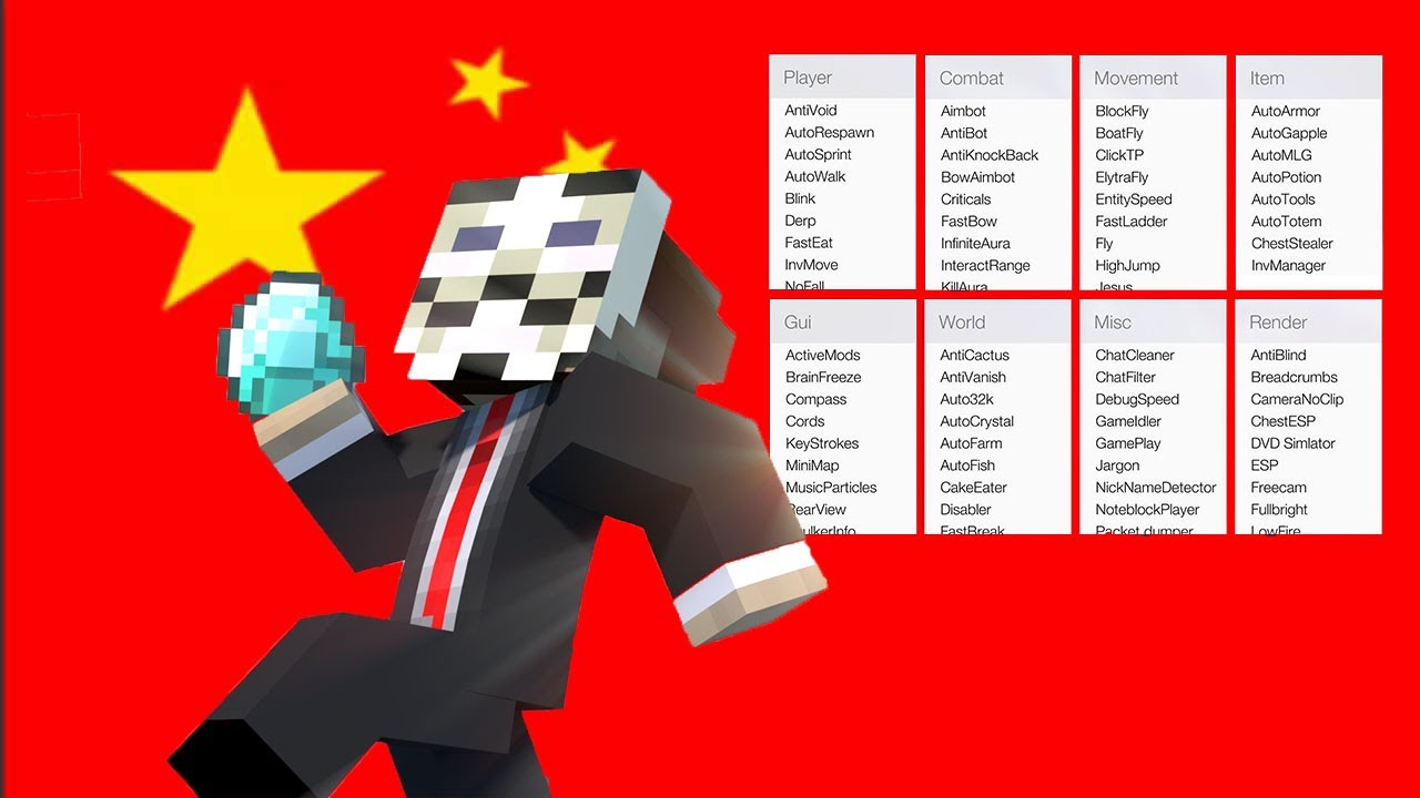 Hacking on Hypixel China Bedwars before it closes