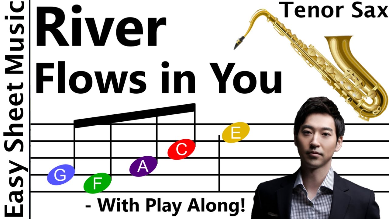 How to Play River Flows in You on Tenor Saxophone | Easy Beginner Sheet Music