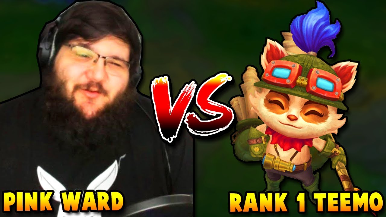 Pink Ward faces off with the RANK 1 TEEMO WORLD (300 IQ Genius Strategy)