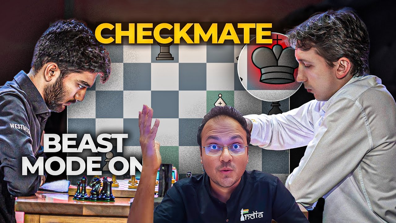 Gukesh's most beautiful finish with a queen sacrifice vs Oparin | Saint Louis Rapid 2025