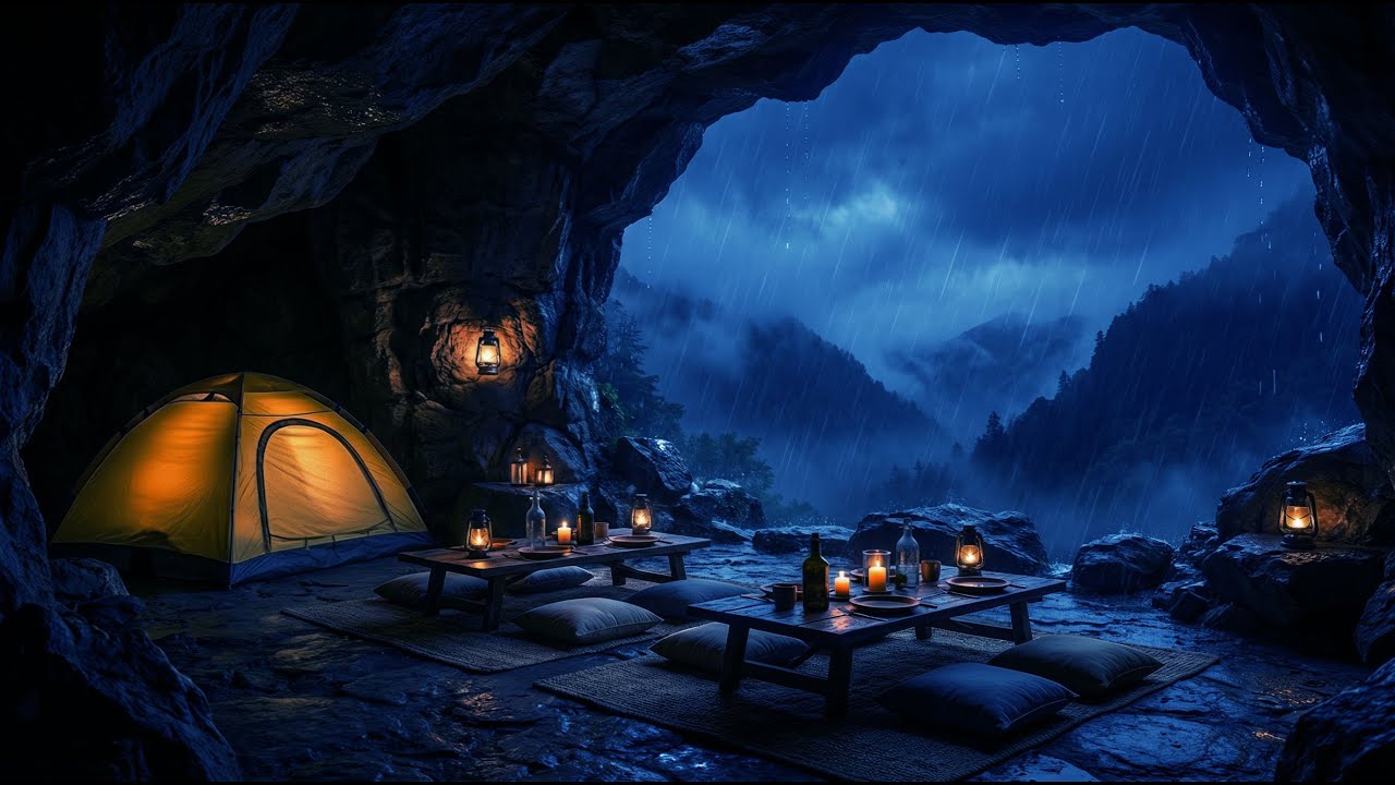 The Deepest Sleep of Your Life | Forest Cave Rain Sounds