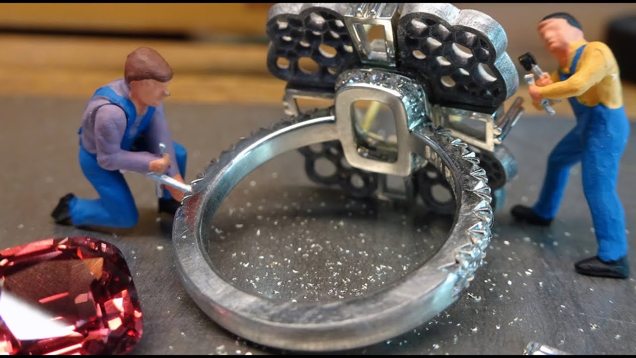 Handmaking a Sapphire Ring, by David Michael Jewels.