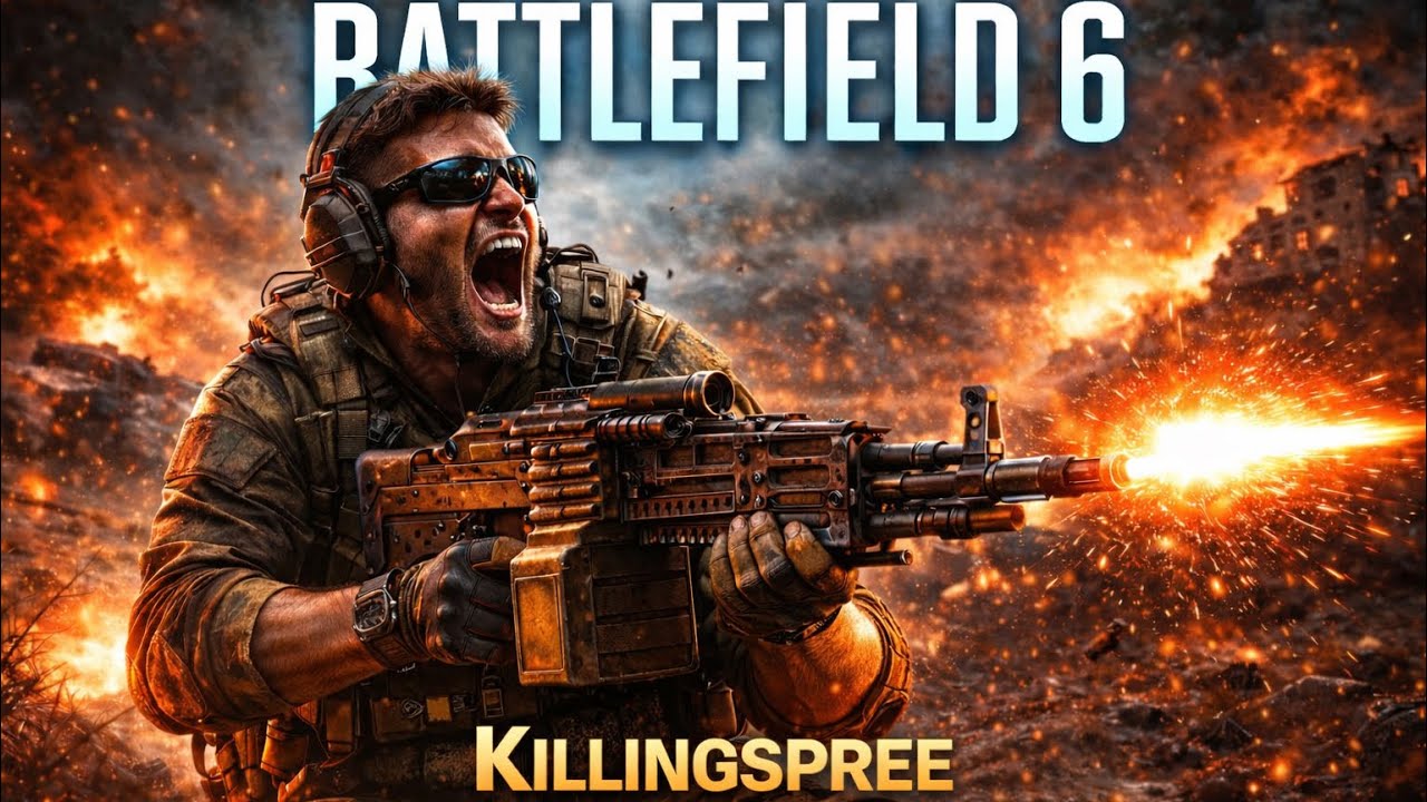 [4K] ISnapped in Battlefield 6… This Killingspree Went Too Far