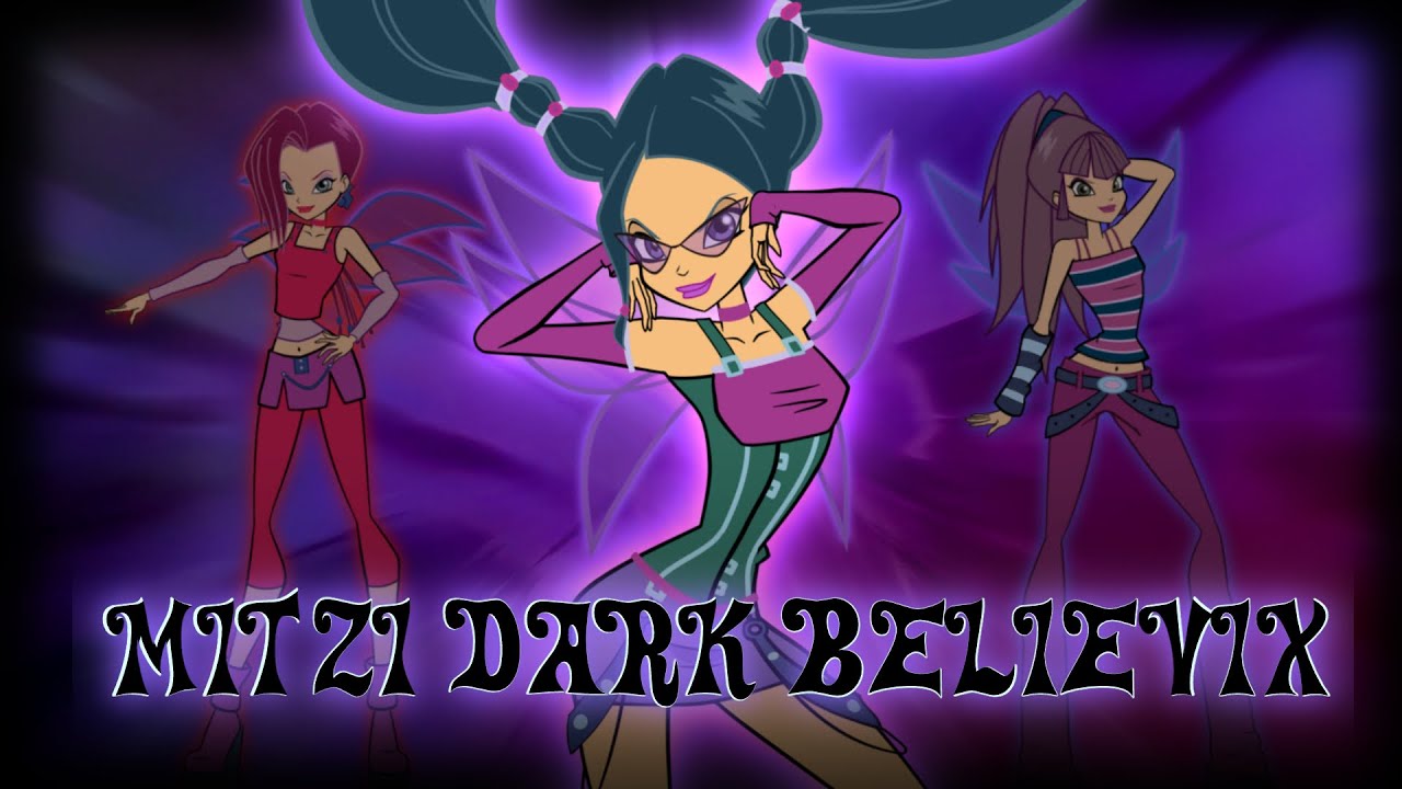 Winx Dark Believix Group Transformation | Mitzi, Darma, Sally