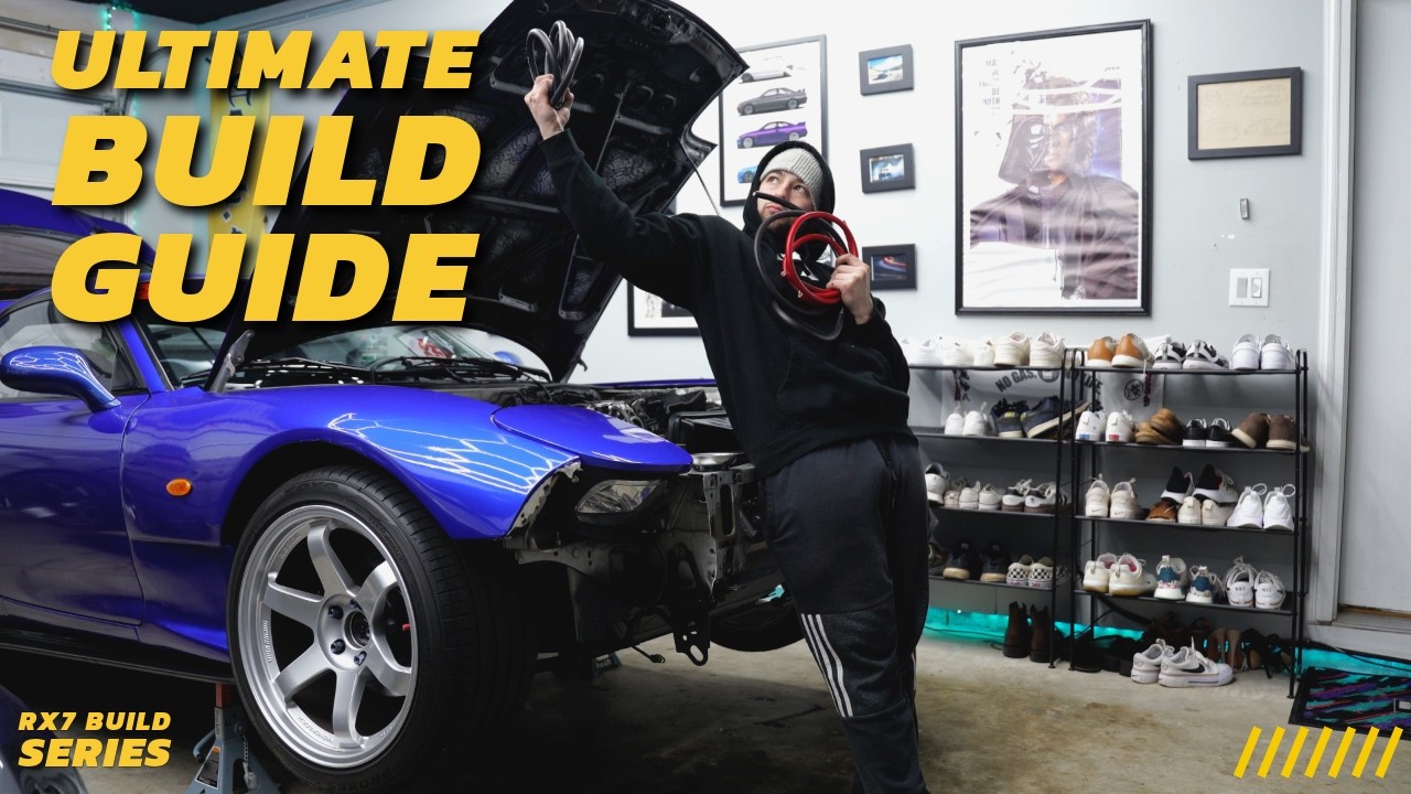 Rear Battery Relocation MADE EASY on RX7 FD!