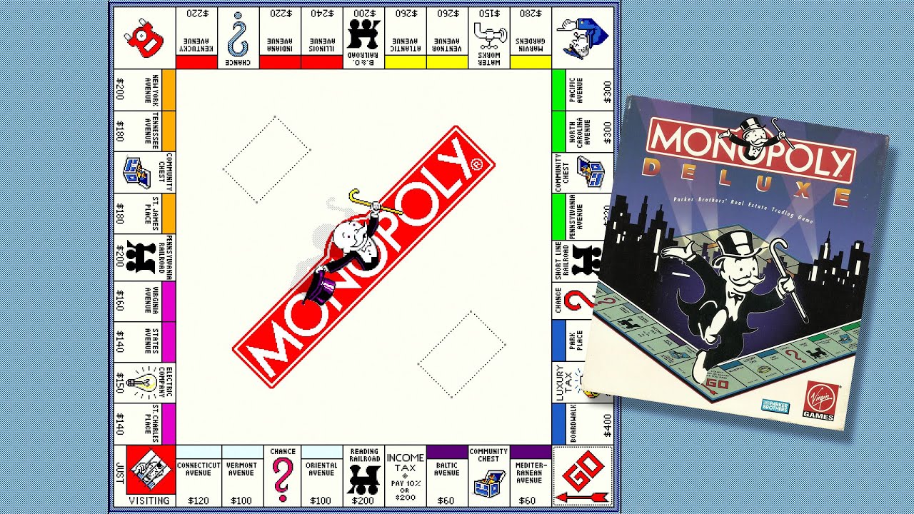 Vintage DOS - Monopoly Deluxe (1993) Soundblaster and Roland Versions