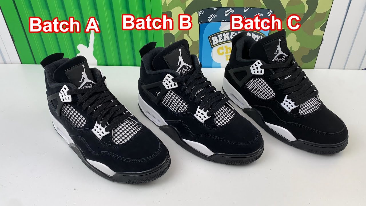 Real vs Reps compassion! Air Jordan 4 “white Thunder”