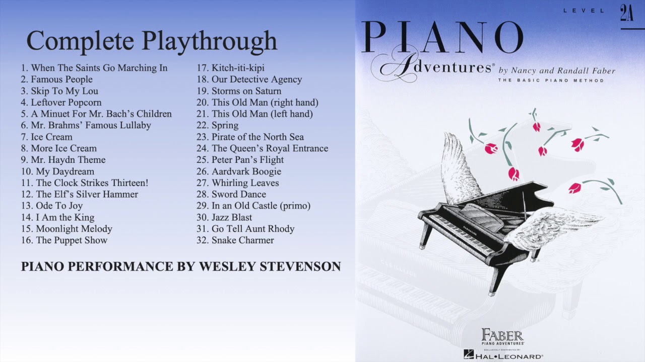 Faber Piano Adventures: Level 2A Playthrough (1st Edition)