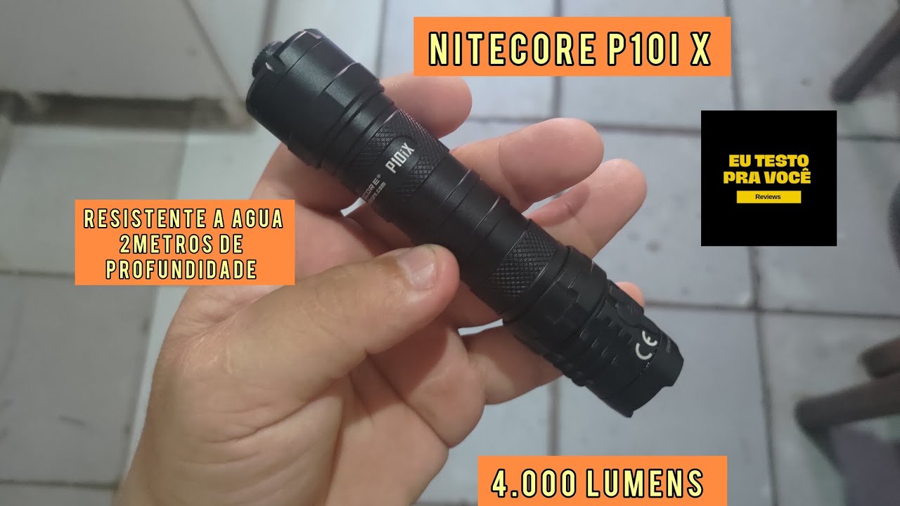 melhor lanterna para Airsoft. NITECORE P10IX.