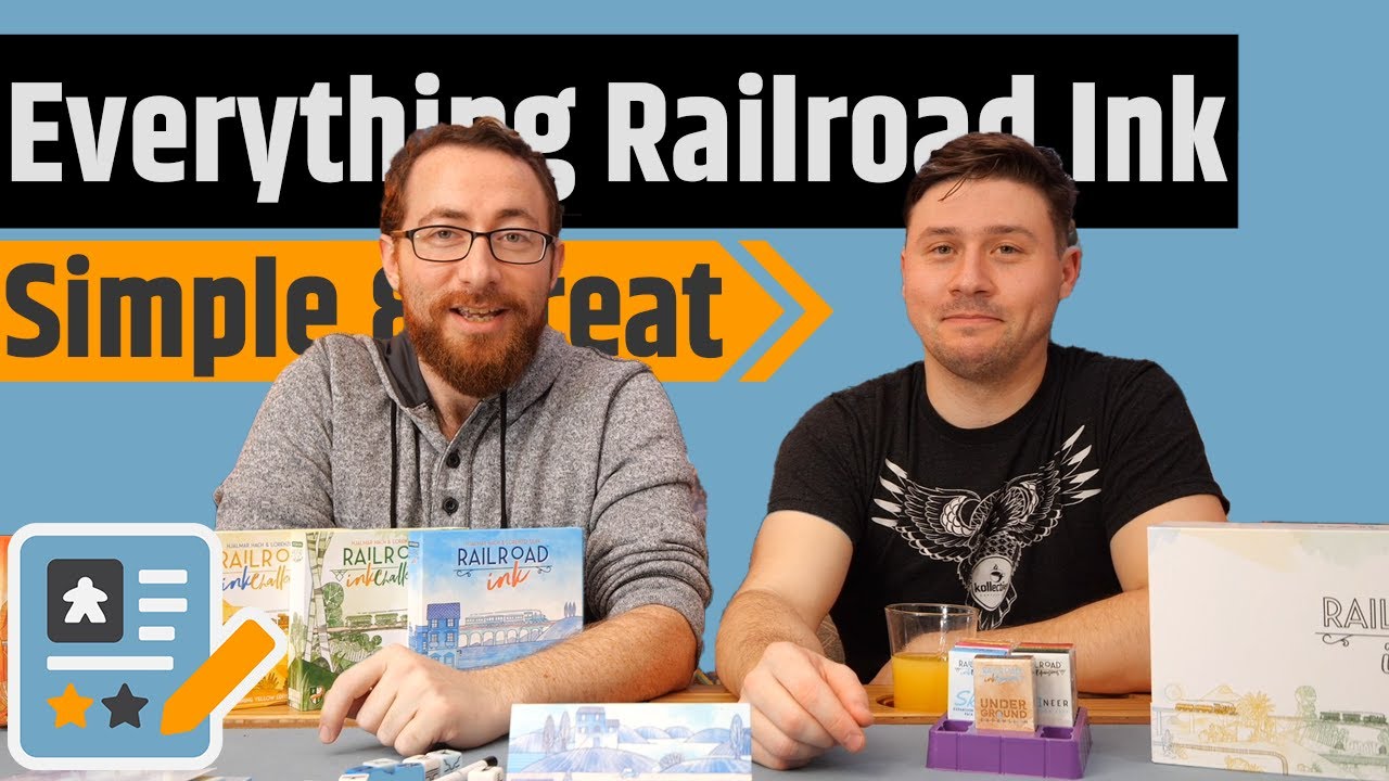 Railroad Ink Review - A Big Box Of Roll & Write, Rail Building Goodness