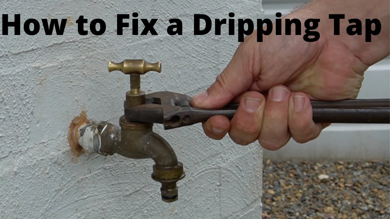 How to Fix a Dripping Garden Tap - Leaking Garden Tap