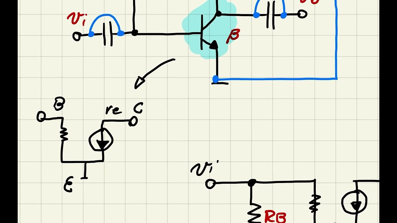 Análisis del Transistor en Alterna (AC, pequeña señal) - Parte 1
