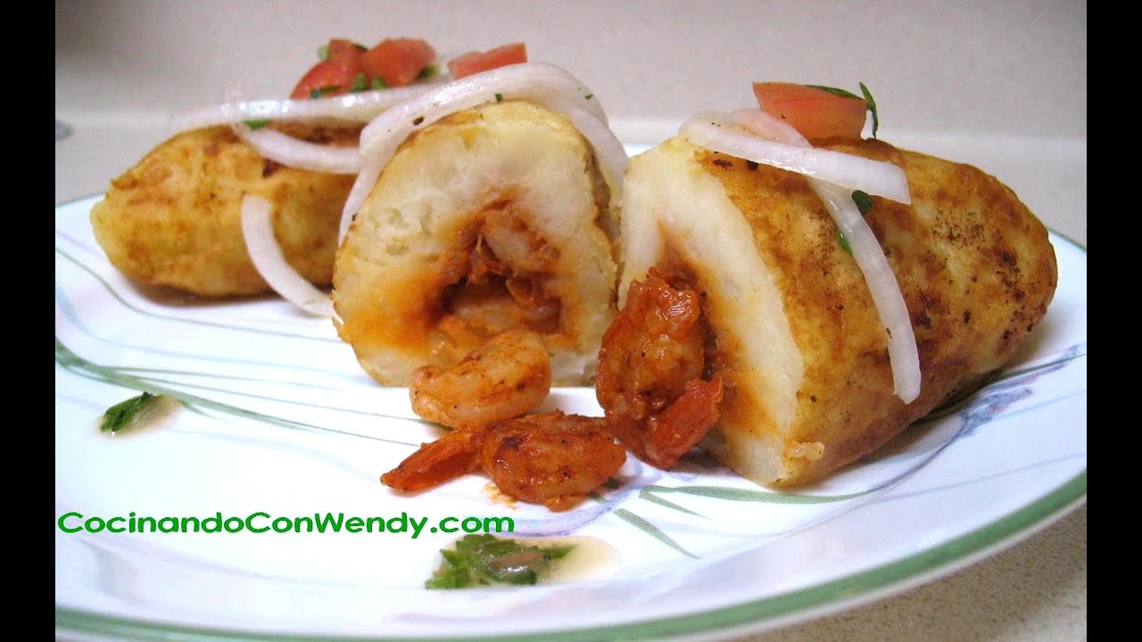 Receta: Papa Rellena Con Langostinos (Con Sabor Expectacular!)