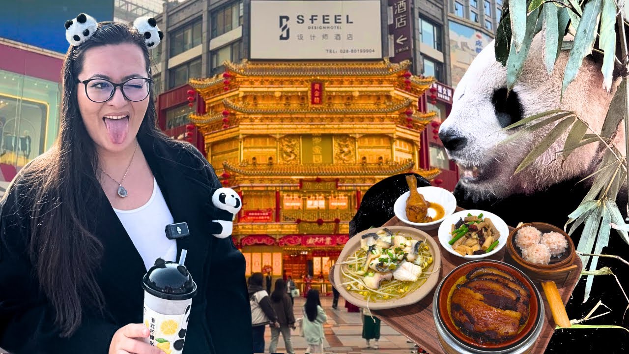 E scump sa vizitezi Orasul PANDA🐼? Cum e mancarea? (Chengdu) 