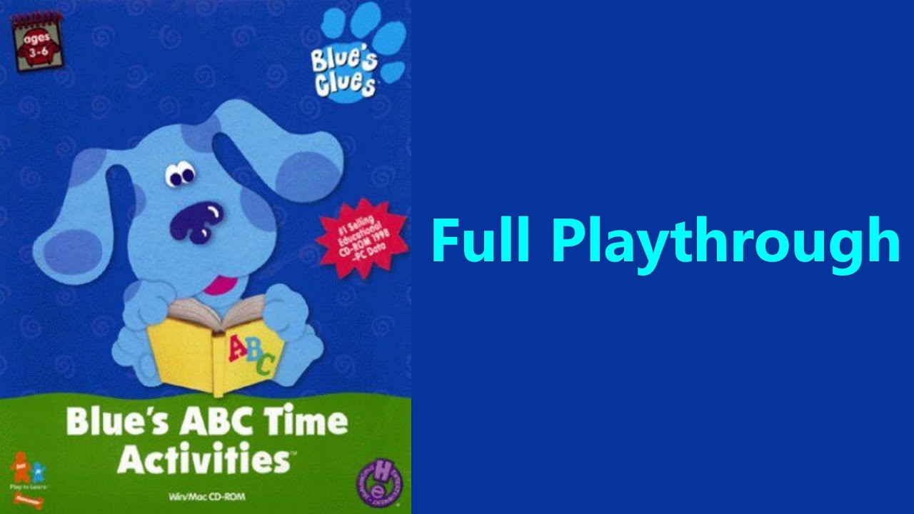 Blue's ABC Time Activities (Full Playthrough, 1080p)