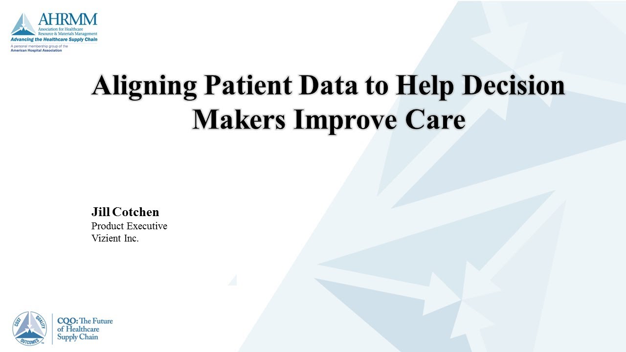 Aligning Patient Data to Help Decision Makers Improve Care