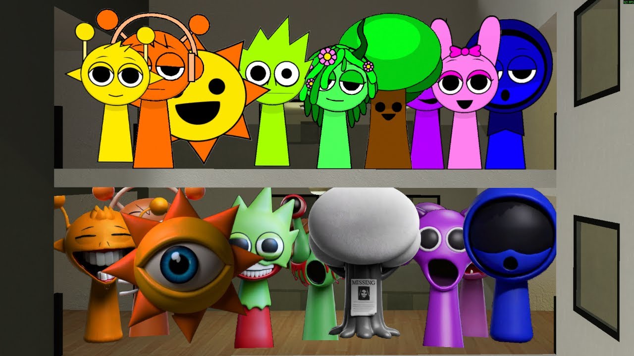 Original Sprunki Families Want me to Save Them From Whole Hotel of 4K SPRUNKIES!