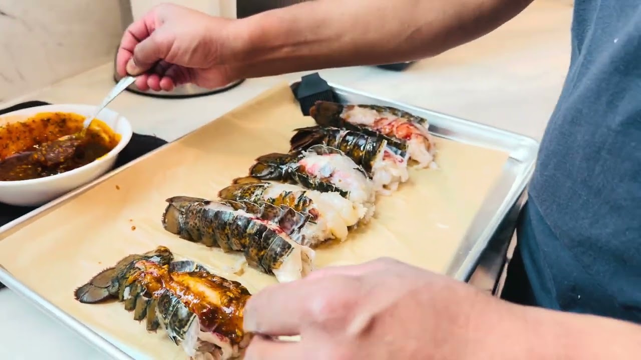 Yummy lobster tail recipe !🦞#seafood #helthyrecipes ￼