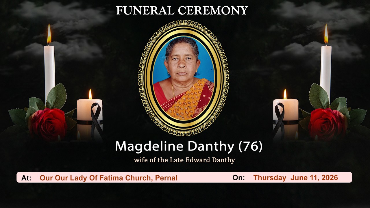 Final Journey of Magdeline Danthy (76), Pernal, Udupi | Daijiworld Udupi