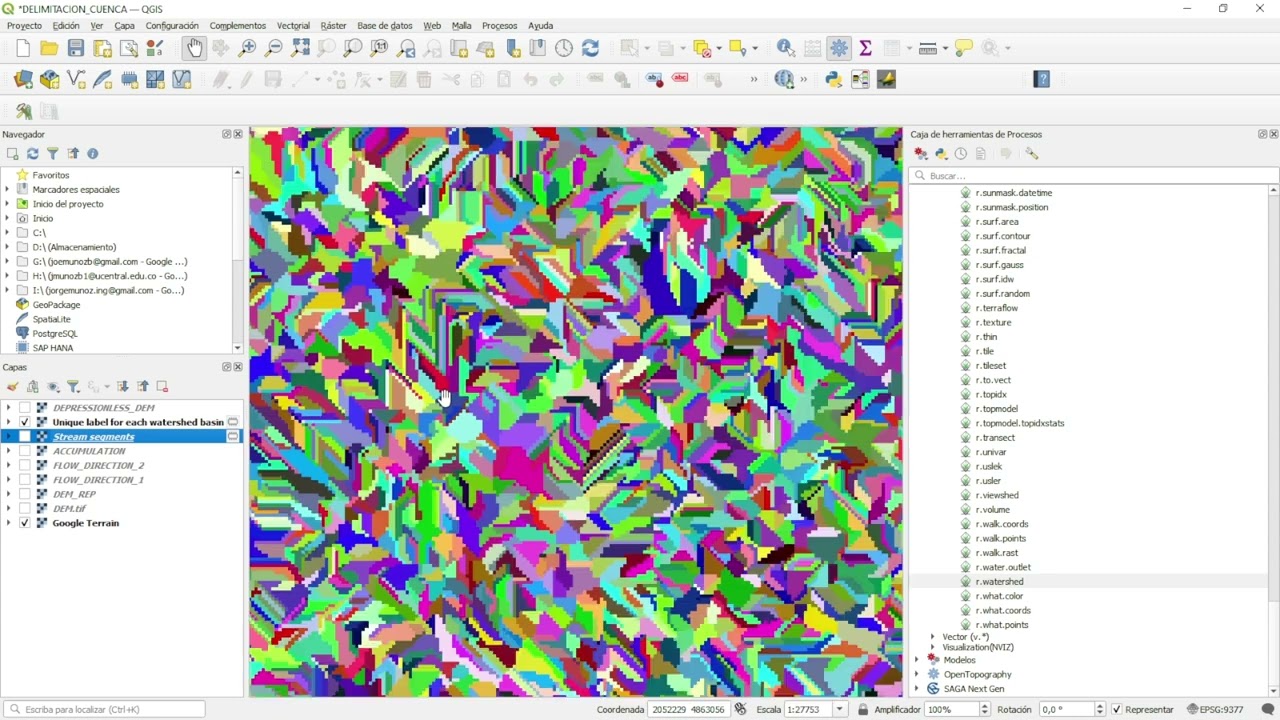 Delimitación de Cuenca Hidrográfica en QGIS a partir de DEM - Explicación Detallada