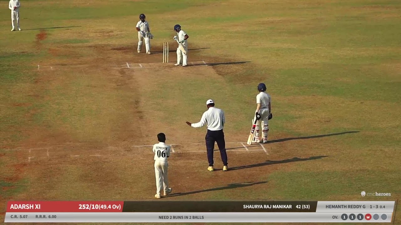 GCA HYDERABAD VS ADARSH XI