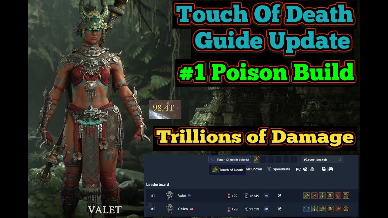 Touch of Death: Guide Update - Perfected: Easy Trillions of damage