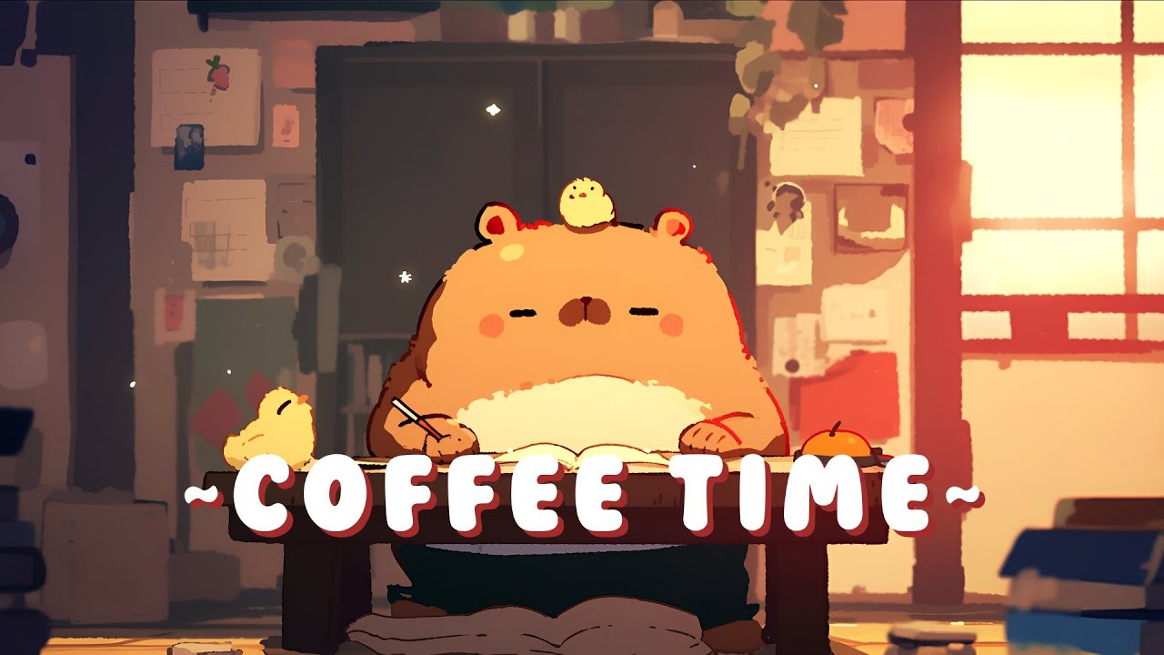 Capybara Lofi Radio - Chill Beats to Help You Relax ~ Relaxing Vibes ~ 🦫 ✨ 🌙