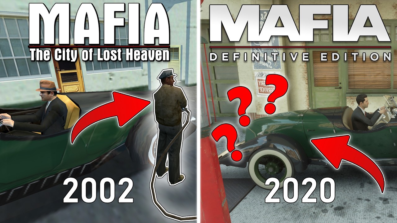MAFIA Definitive Edition vs Original - Physics and Details Comparison