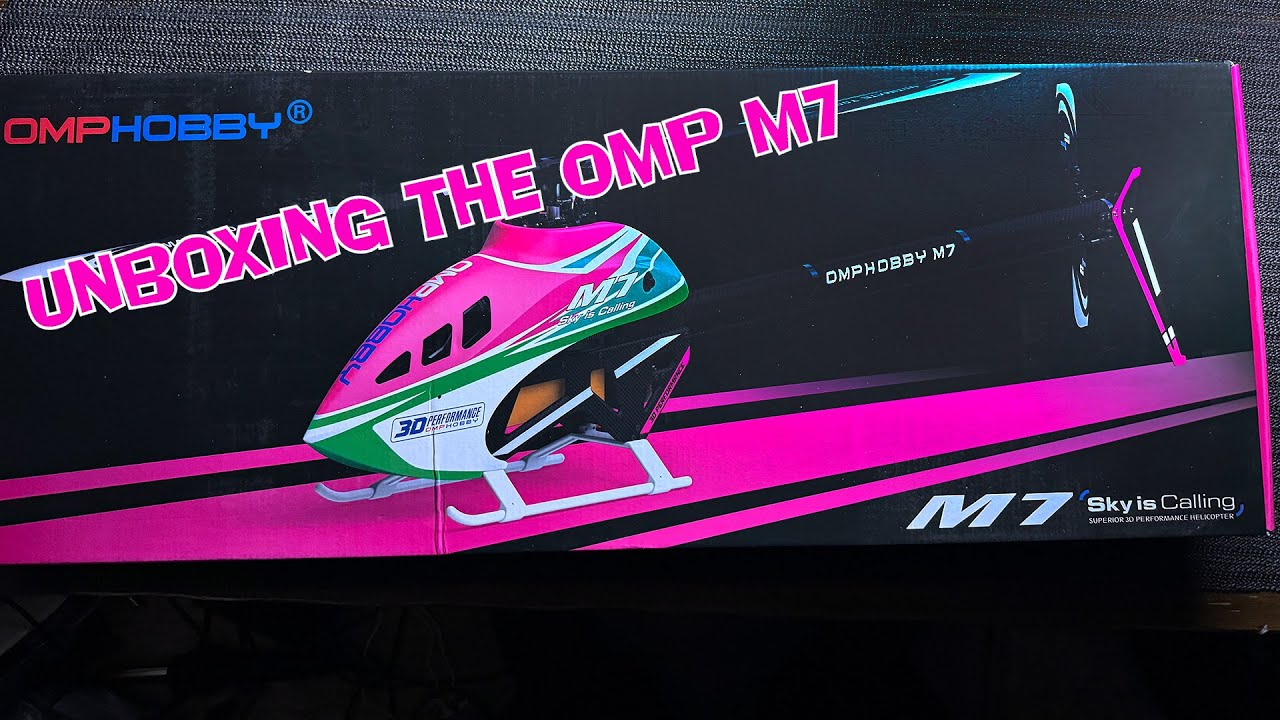 Unboxing the OMP M7 700 class Radio Control Helicopter
