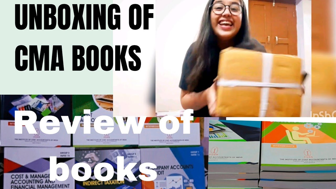 Unboxing of CMA BOOKS| Review of CMA Books| CMA