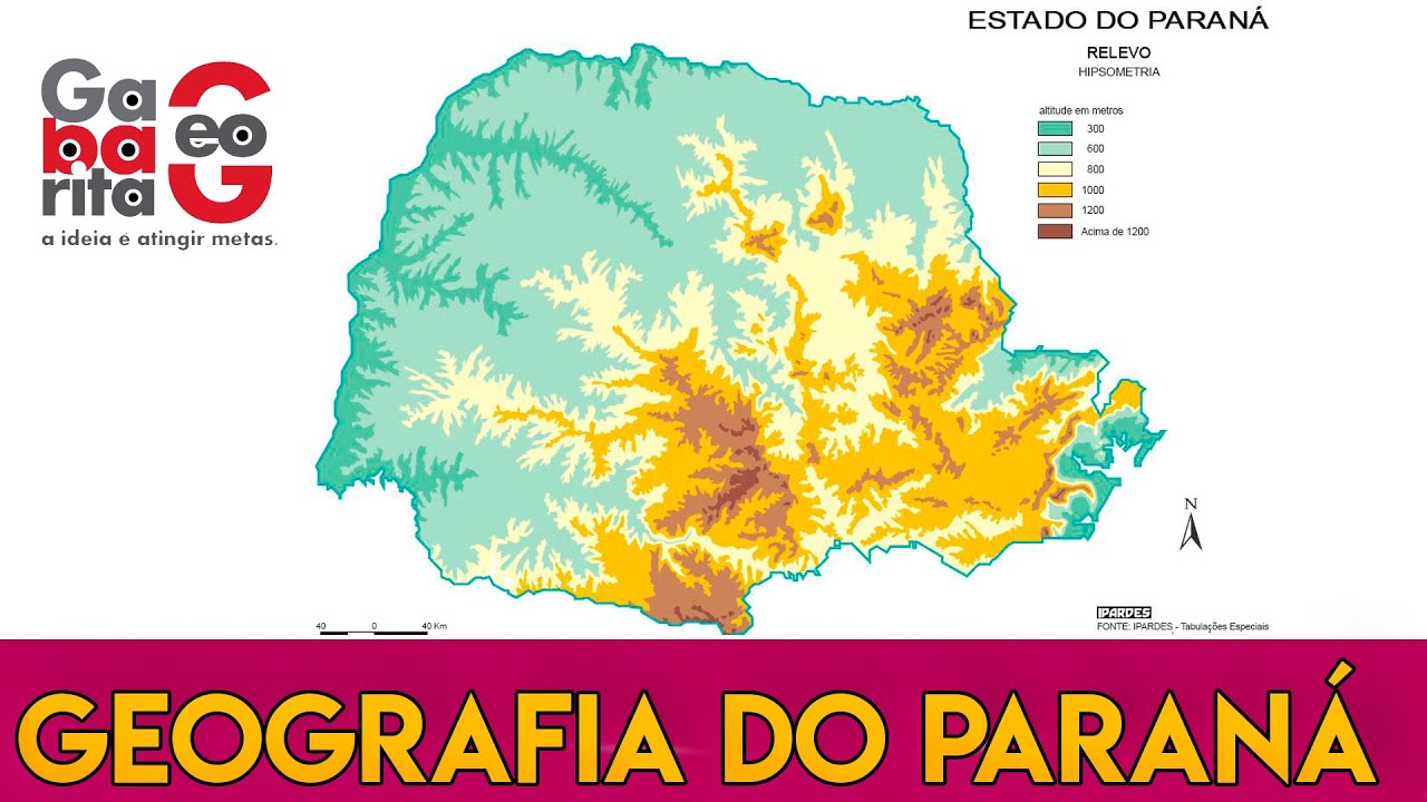 GEOGRAFIA DO PARANÁ - RELEVO DO PARANÁ - VESTIBULARES DO PARANÁ UEL UEM UFPR