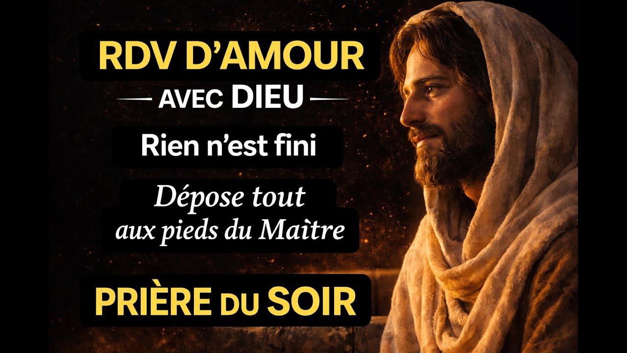 Prière du soir – Seigneur, j’ai soif de Toi | Méditation chrétienne – Eau vive