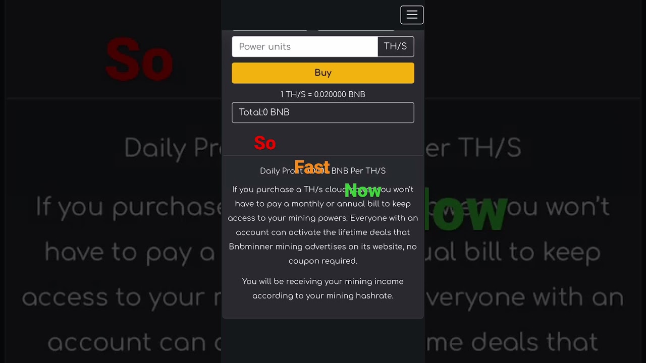 BNB Miner Super Fast Speed let&rsquo;s mine together 👉🏼 