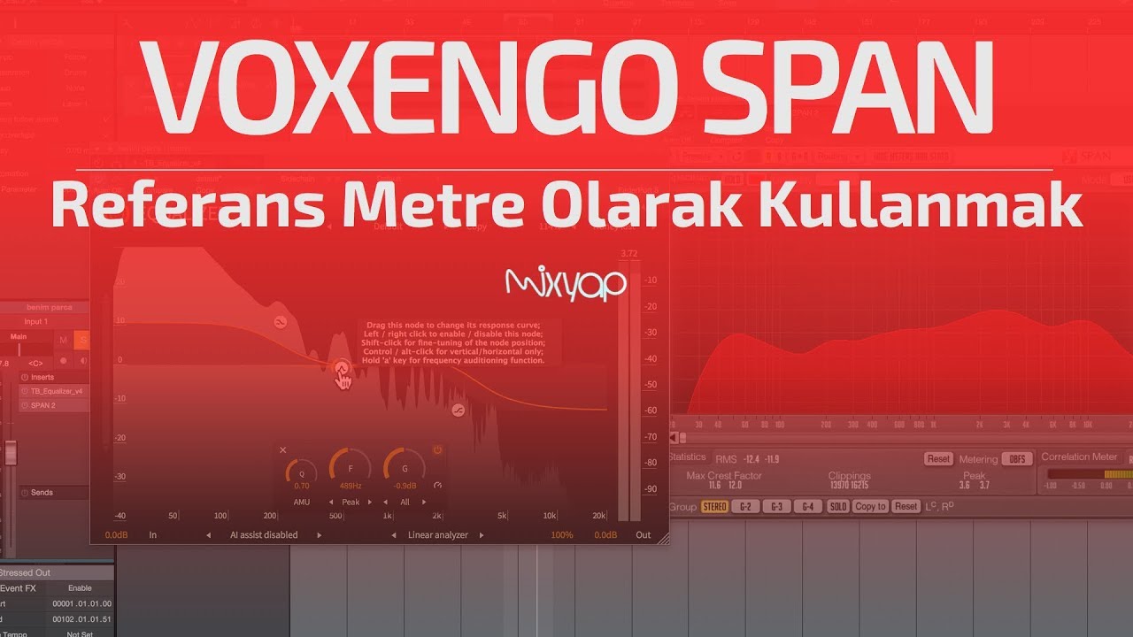 Voxengo SPAN'ı Referans Metre Olarak Kullanmak