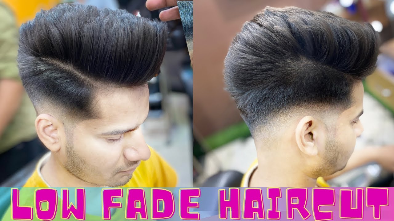 low fade haircut two side hairstyle full tutorial video 2023 1