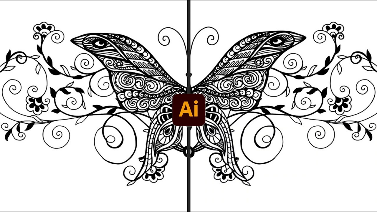 Funzione ripeti speculare - Illustrator Tutorial
