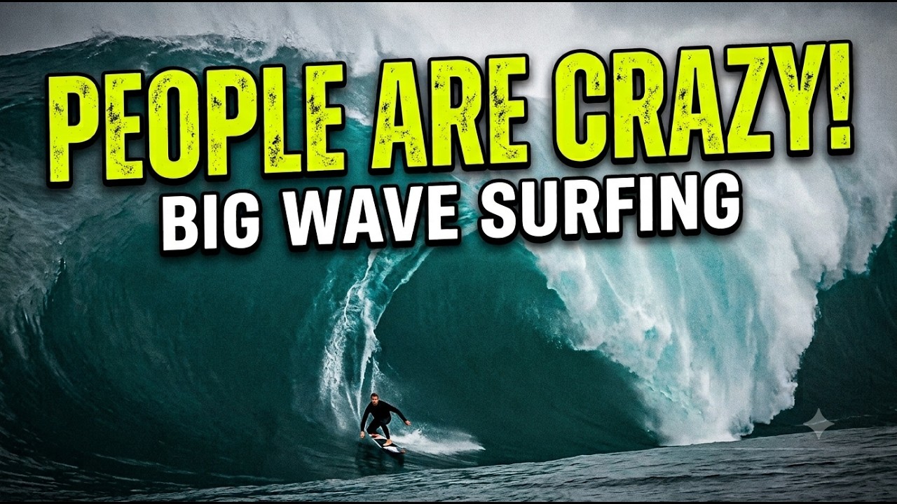 Big Wave Surfing Compilation People Are Crazy