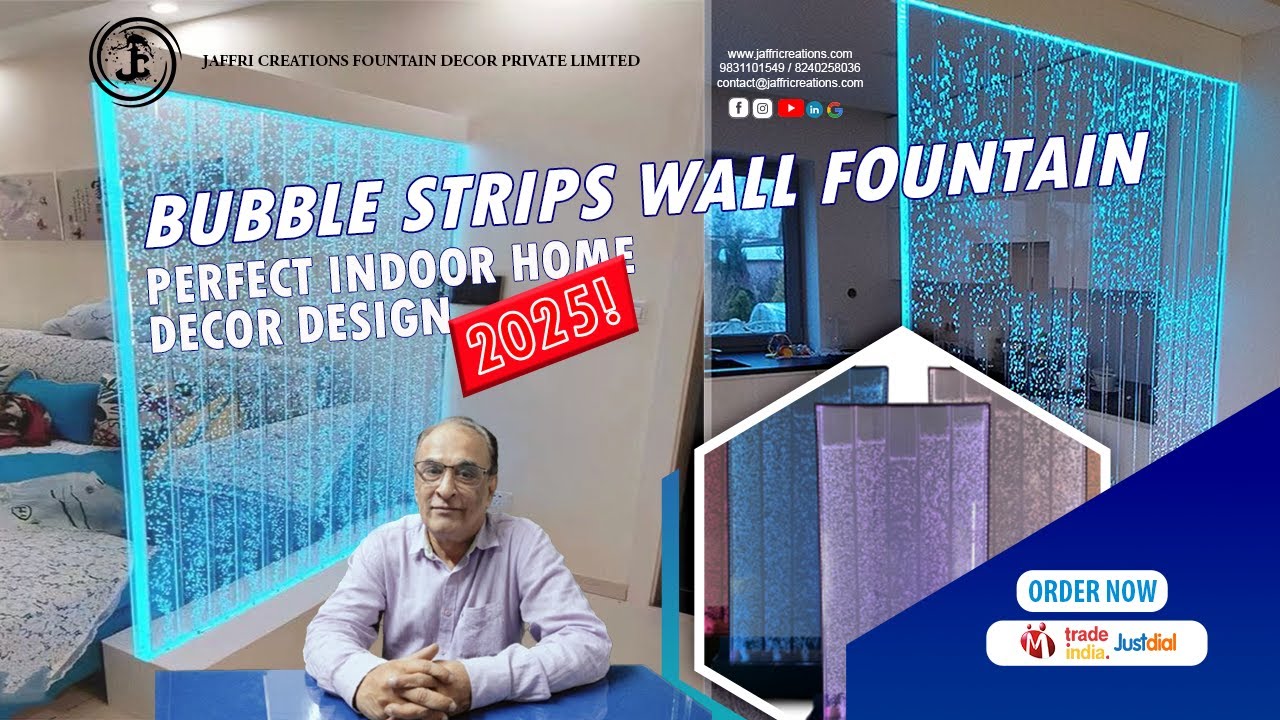 Bubble Strips Wall Fountain 2025 | Perfect Indoor Home Decor