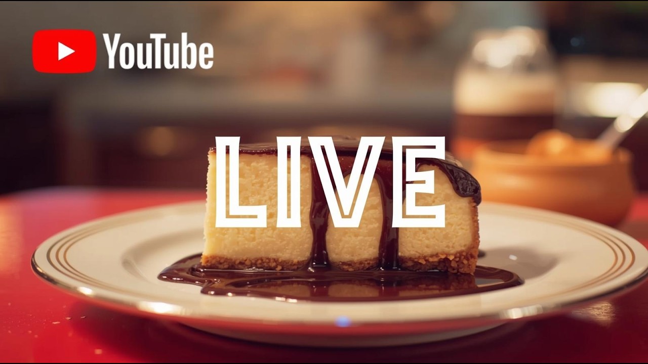 LIVE: The Ultimate Cream Cheesecake & Dark Chocolate Sauce | Easecake 🍰🍫