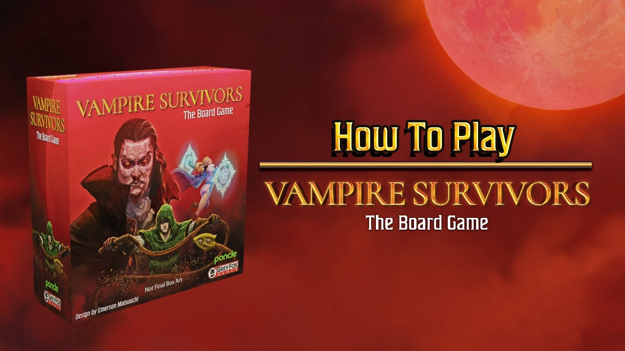 How to Play: Vampire Survivors: The Board Game
