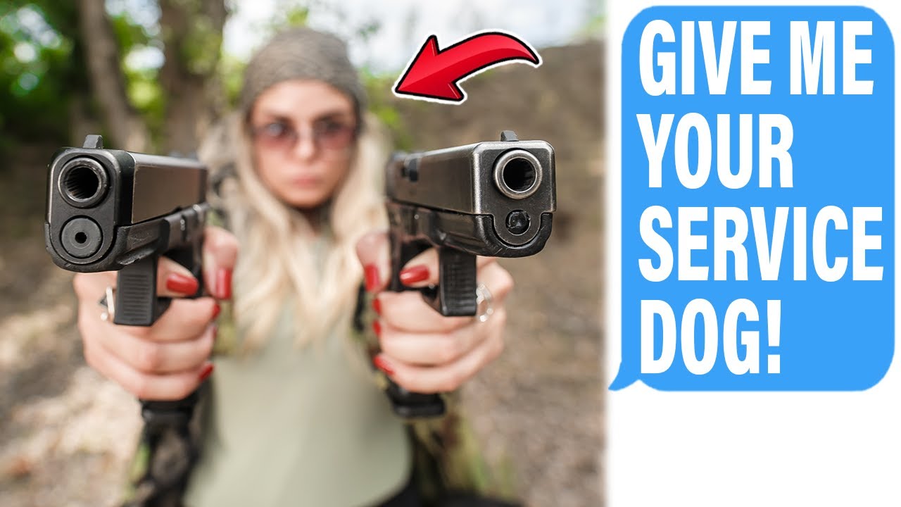 Karen Wants To Shoot Me For „Faking Blindness“! Tries To Steal Service Dog!