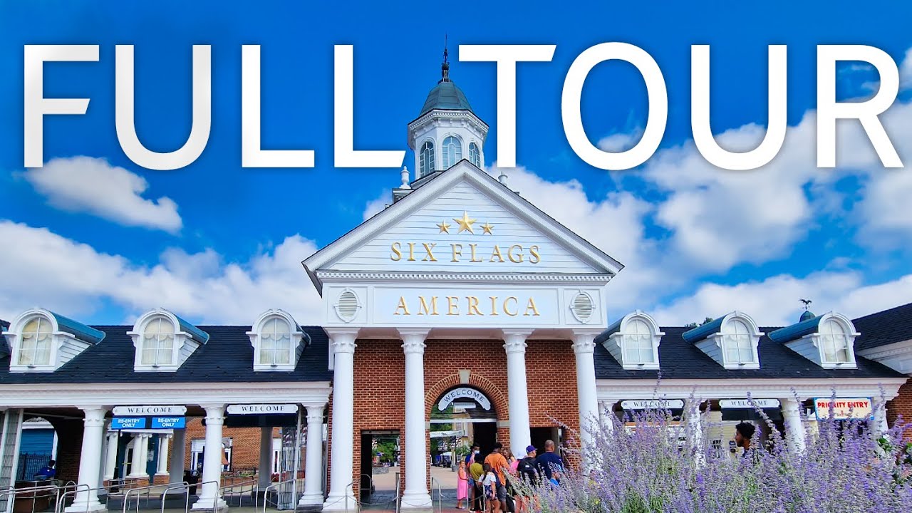 [4K] Six Flags America - Walk Tour