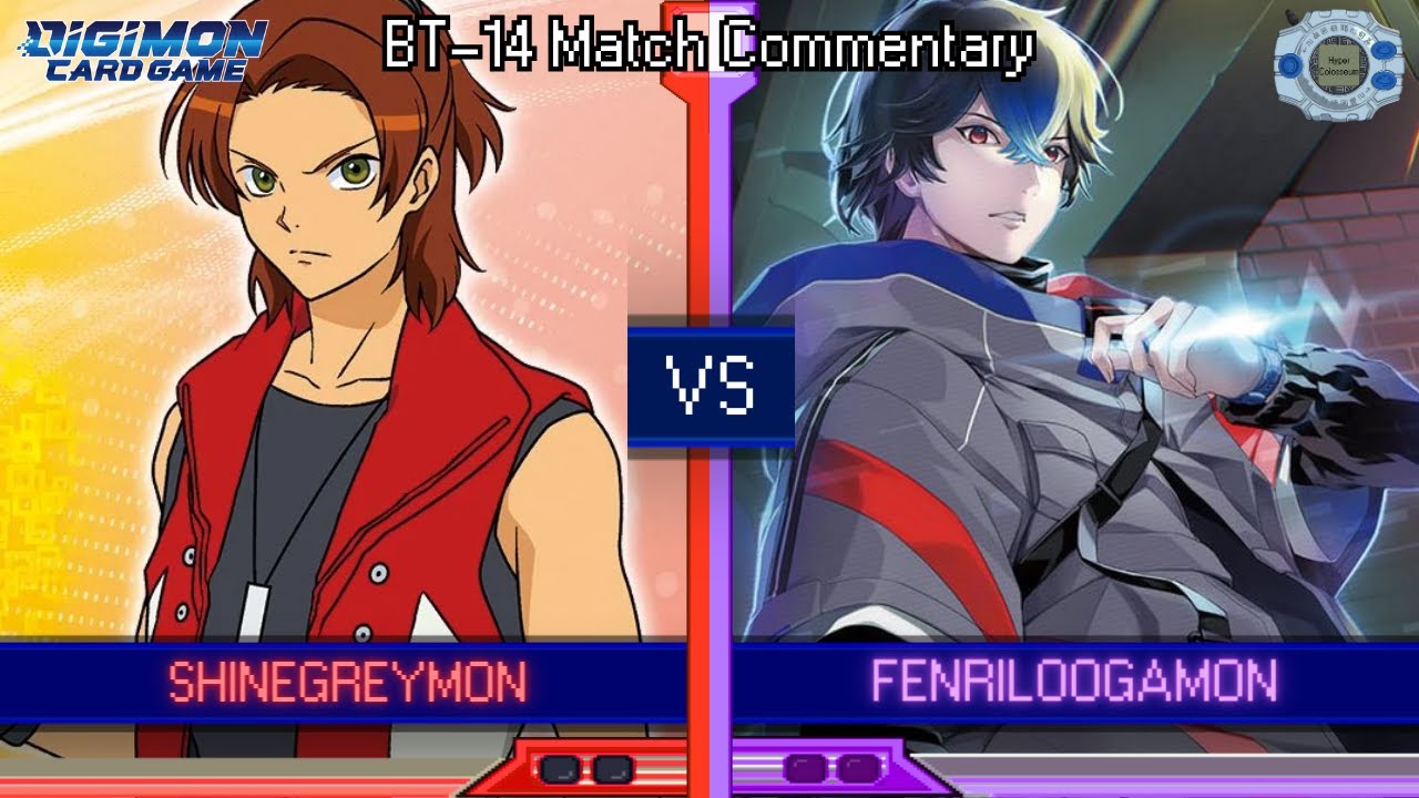 ShineGreymon vs Fenriloogamon - BT-14 Matchplay Commentary