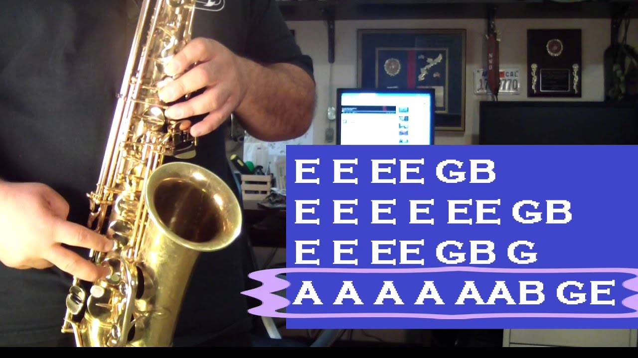 REDFOO - NEW THANG - ALTO SAX TUTORIAL - SANTIAGO PACHECO