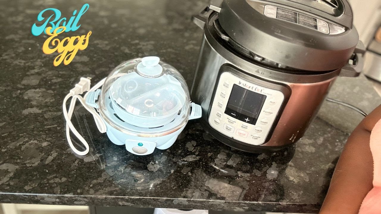 Boil Eggs with the Egg Maker and 3QT Instant Pot