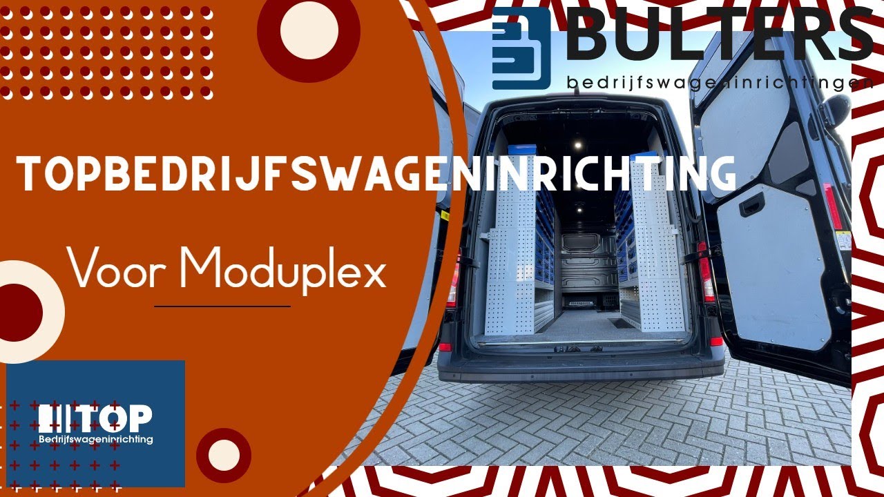 Topbedrijfswageninrichting voor Moduplex | Bulters Bedrijfswageninrichtingen